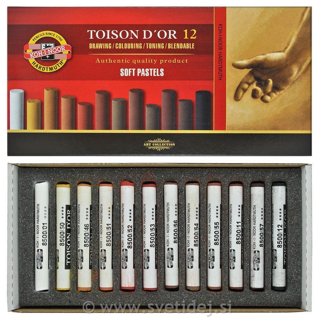 MEHKI PASTELI V KREDI SET 12