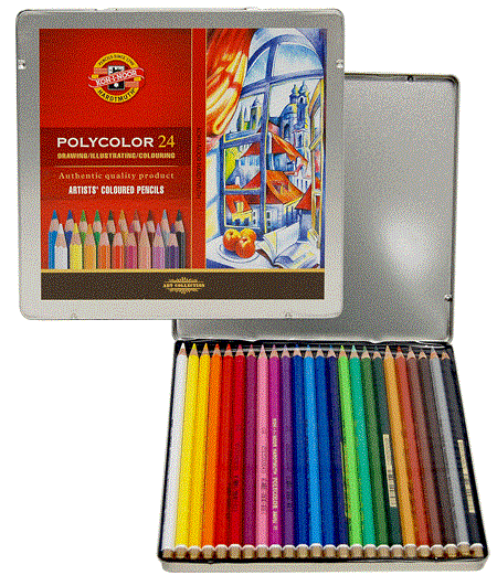 BARVNI SVINČNIKI ARTIST SET 24