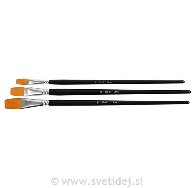 Čopič Gold Line, št. 31+32+33 cm, set 3