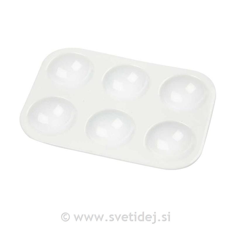 Paleta plastična, 12x8 cm