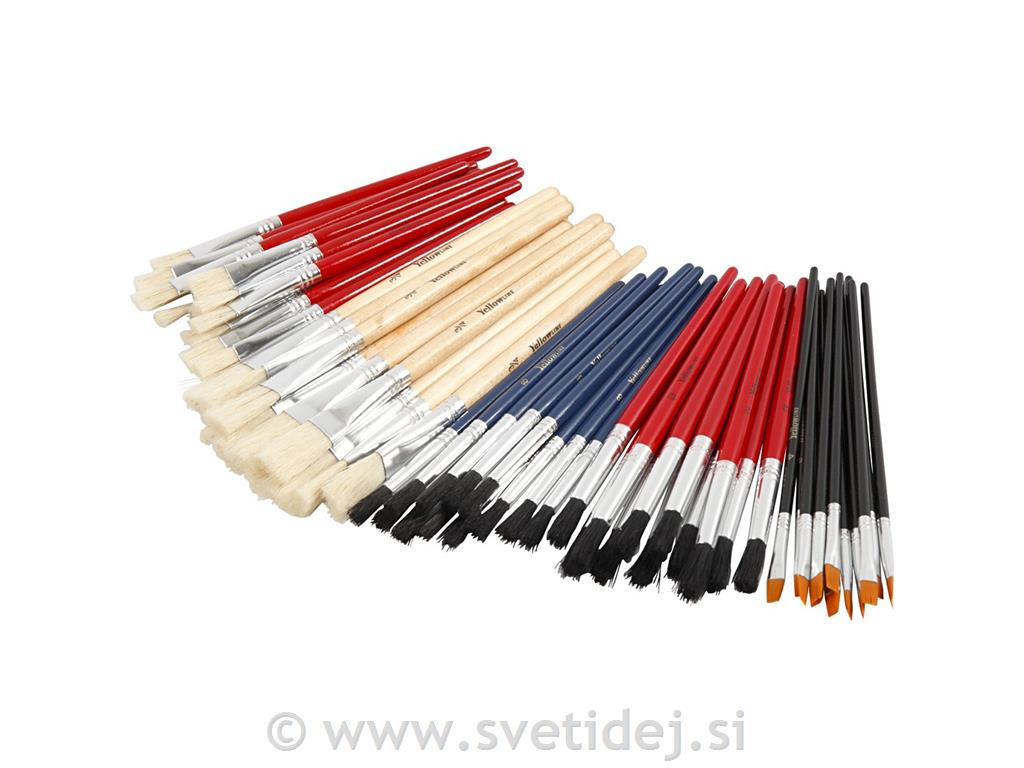 Čopiči šolski set št. 4-12, set 60