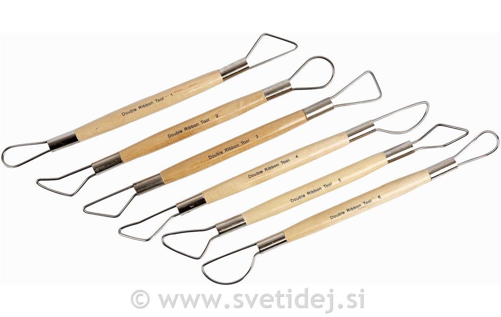 Modelirne zanke 18 cm, set 6