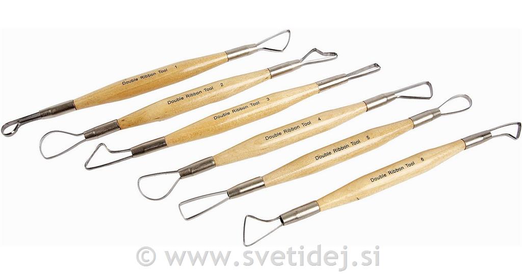 Modelirne zanke 18 cm, set 6