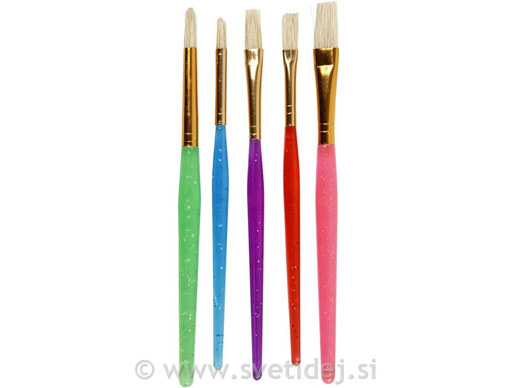 Otroški čopiči št. 8+12+18, set 5