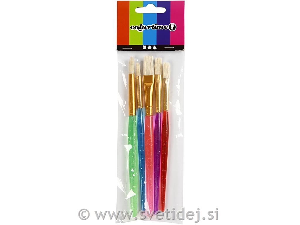 Otroški čopiči št. 8+12+18, set 5