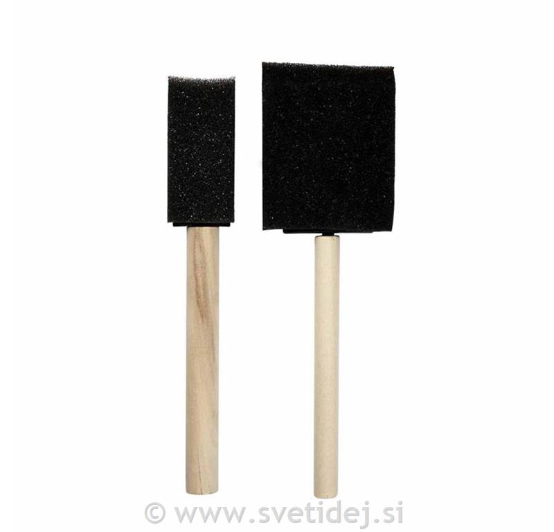 Čopiči iz penaste gume, set 2
