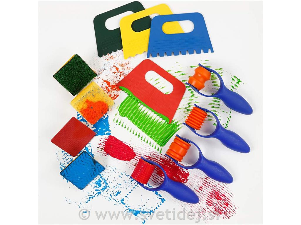 Pripomočki za reliefe 4-13 mm, set 12