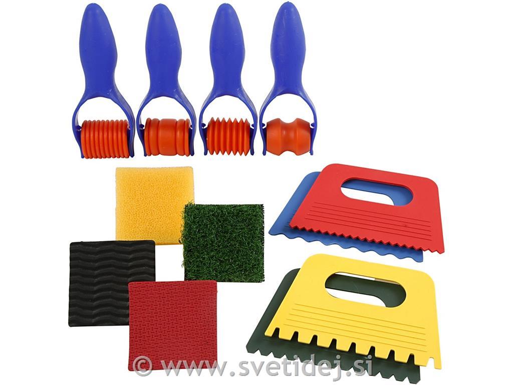 Pripomočki za reliefe 4-13 mm, set 12