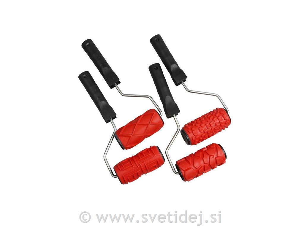 Valjček z vzorcem, 10 cm, set 4