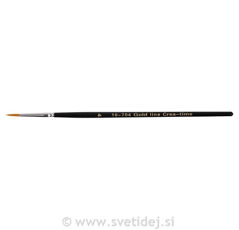 Čopiči Gold Line št. 4, set 12