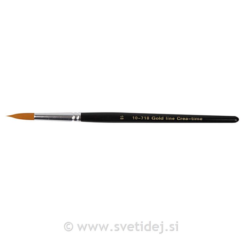 Čopiči Gold Line št. 18, set 6