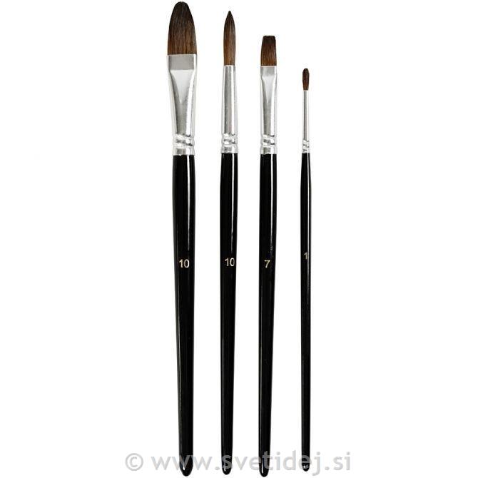 Gold line čopiči 1,5 mm, set 4