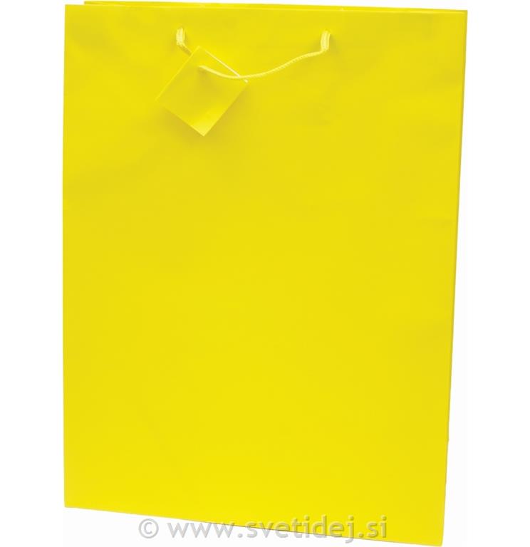 VREČKA CREATIVE PLASTIFICIRANA MAT RUMEN