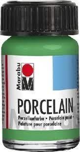 Barva za porcelan 15ml zelena