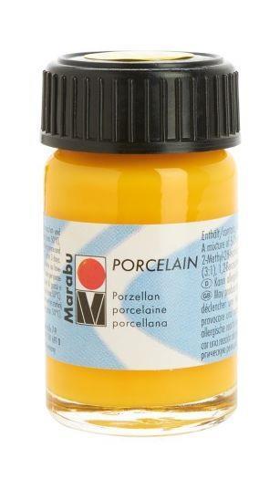 Barva za porcelan 15ml sončno rumena
