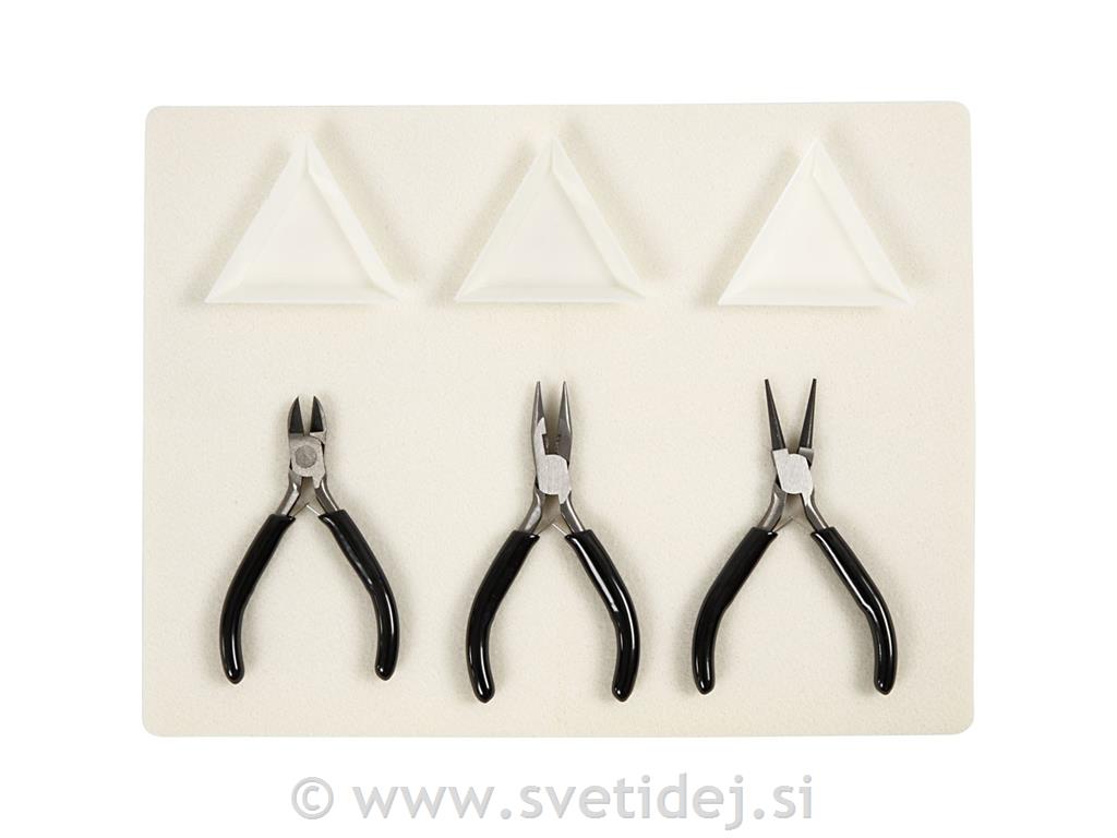 Klešče za nakit-osnovni set 10+11+12 cm