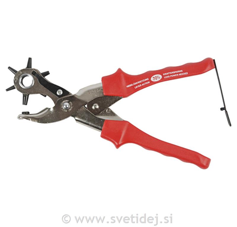 Klešče za luknjanje, set