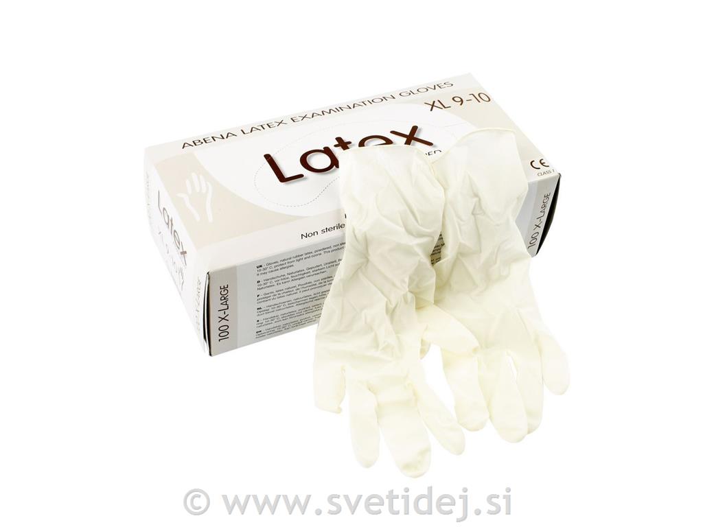 Rokavice iz lateksa - XL, set 100
