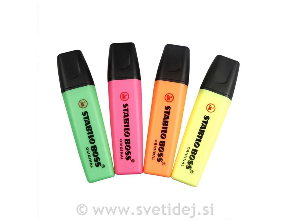 Označevalec Stabilo, set 4
