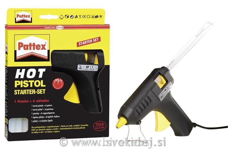 PATTEX PIŠTOLA ZA VROČE LEPLJENJE