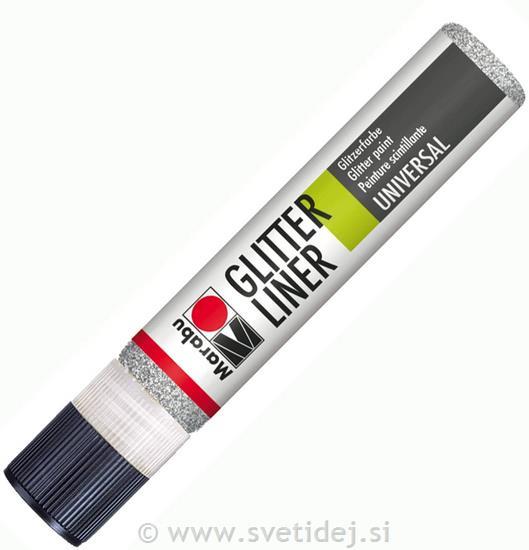 Glitter liner 25ml srebrna 18030009582