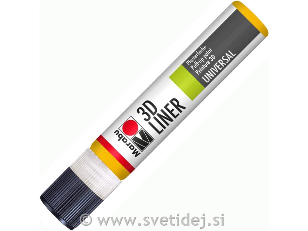 3D Liner 25ml rumena 621