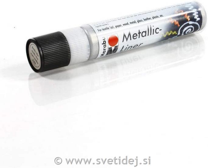 Metalic liner 25ml srebrna 18030009782