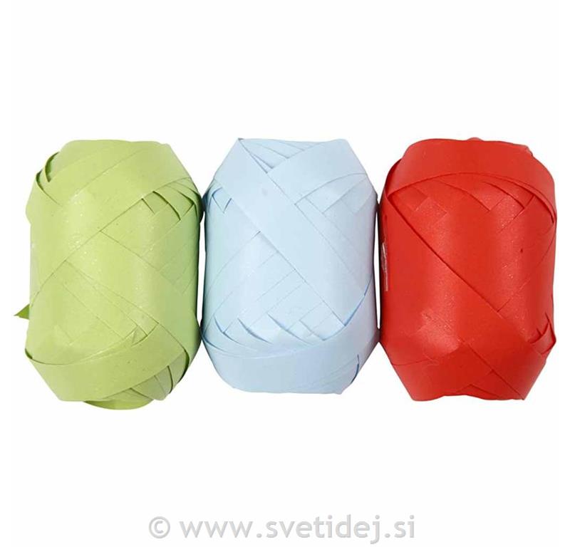 Darilni trakovi 10 mm, set 3x10 m