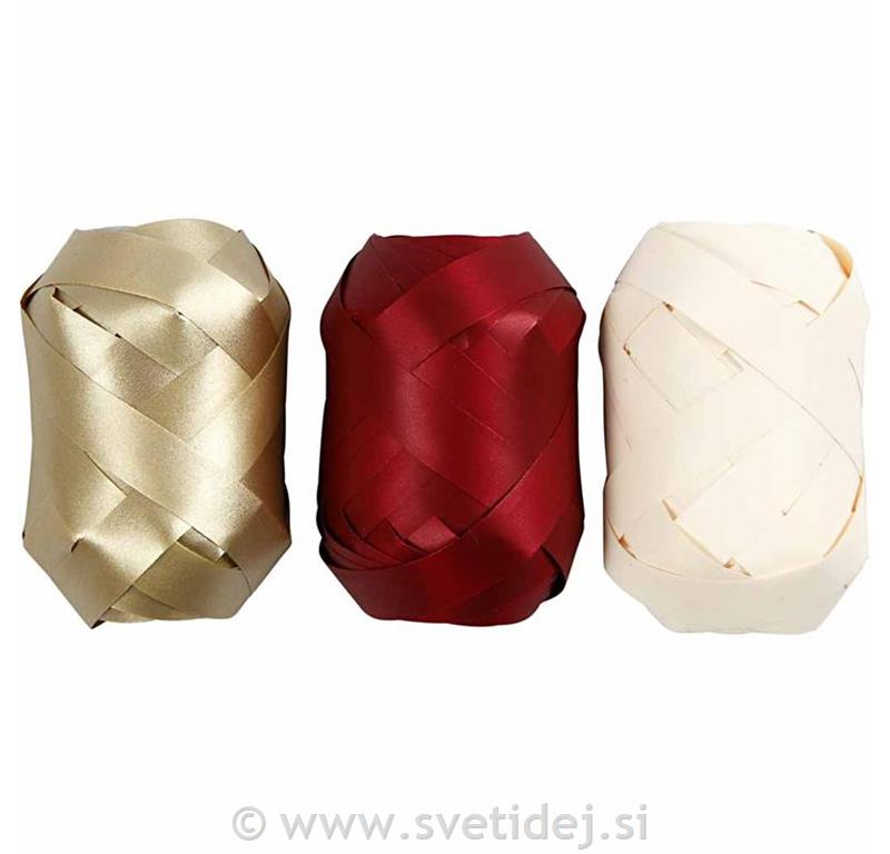 Darilni trakovi 10 mm, set 3x10 m