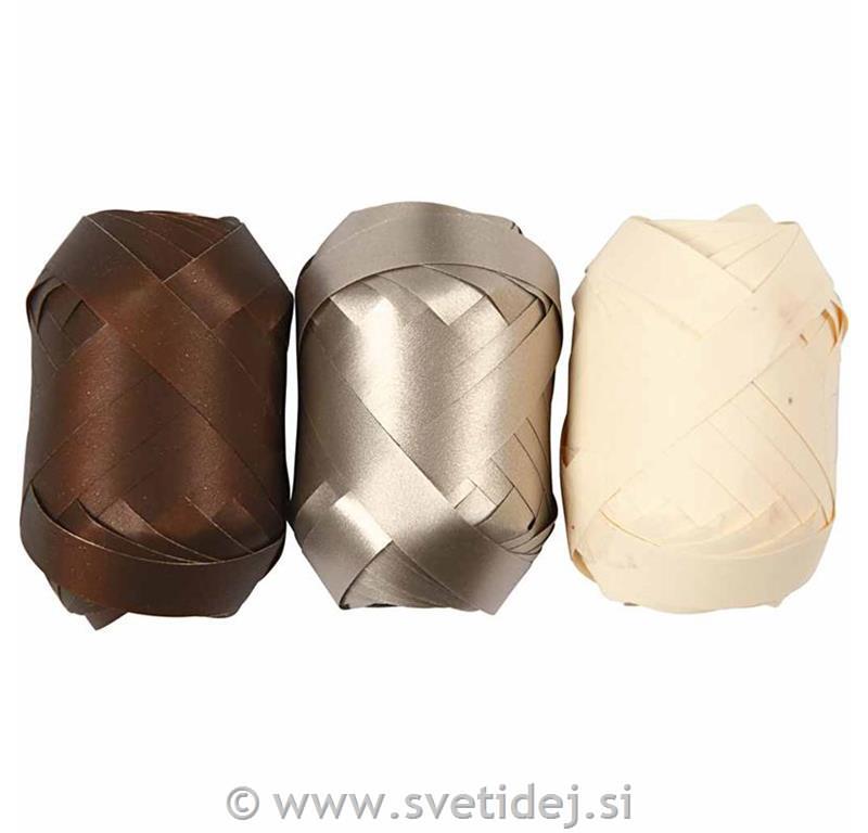 Darilni trakovi 10 mm, set 3x10 m