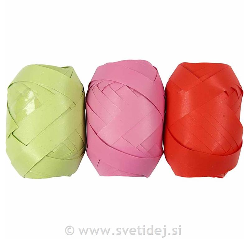 Darilni trakovi 10 mm, set 3x10 m