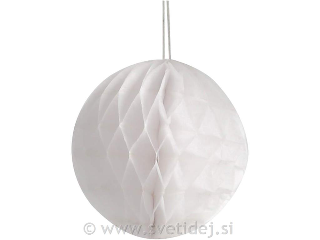 Kroglica iz papirja satovje 8 cm, set 10
