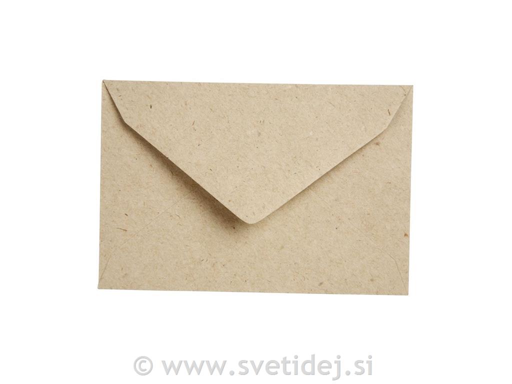 Reciklirana kuverta,C7 7,8x11,5cm,set 50