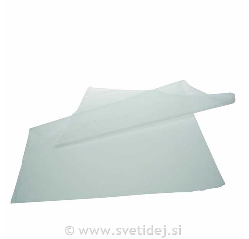 Imitacija riževega papirja, bel, set 100