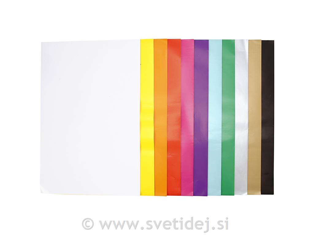 Svetleč papir mix,32x48, 11x25 pol