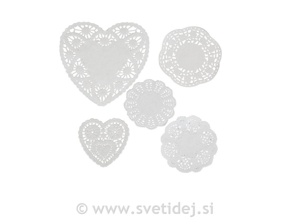 Prtički - čipke, 10-15,5 cm, set 400