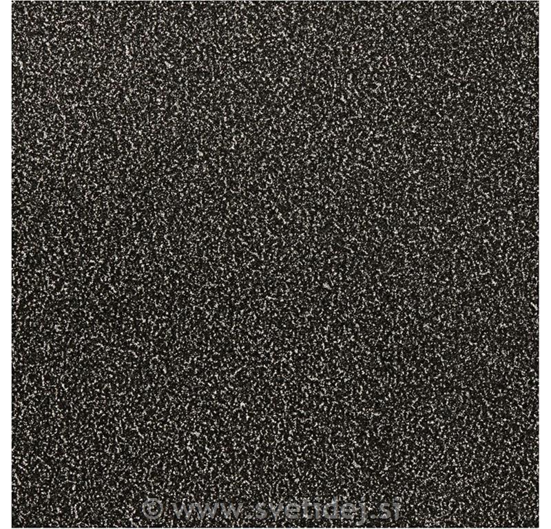 Gliter film črn, 35 x 200 cm