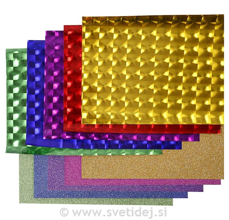 Deko folije, 35 x 200 cm, set 10