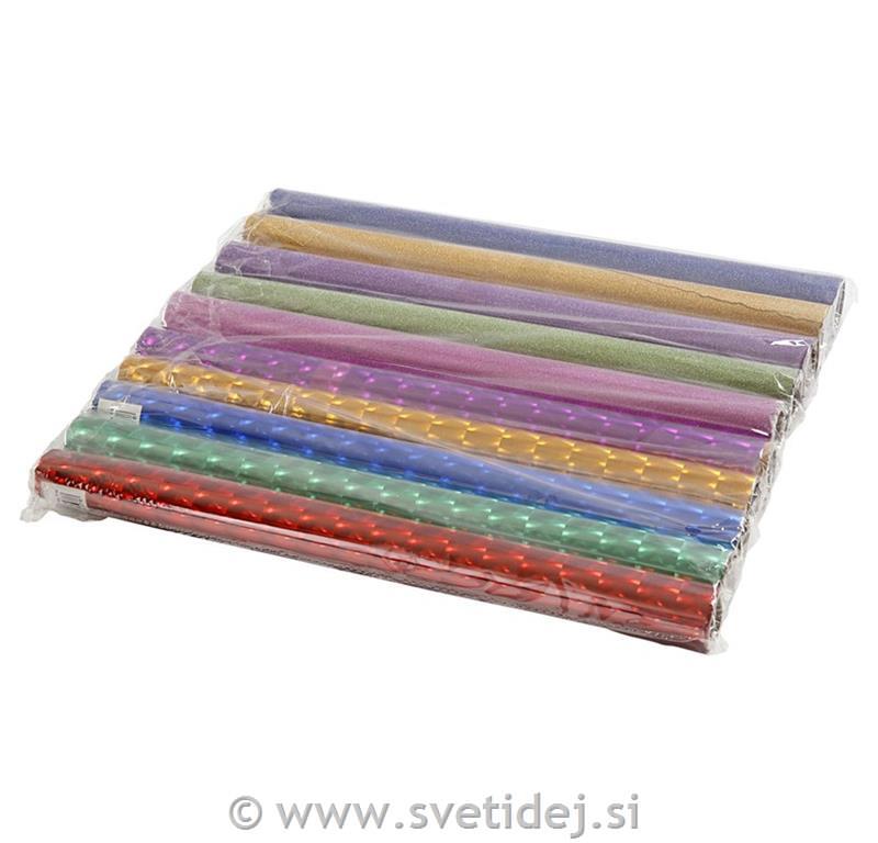 Deko folije, 35 x 200 cm, set 10