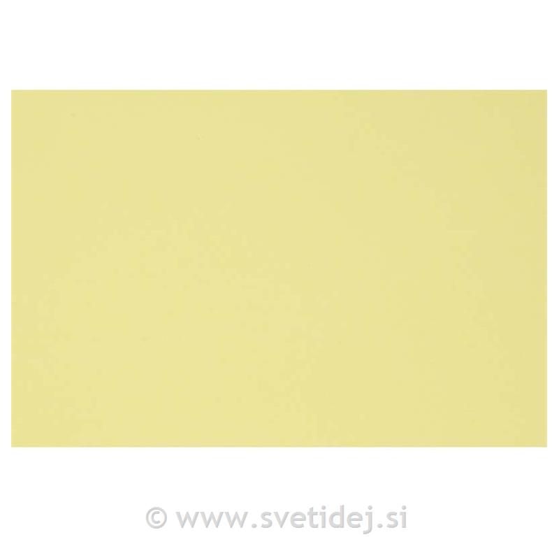 Barvni karton rumen, A2, 180 g, 10 listo