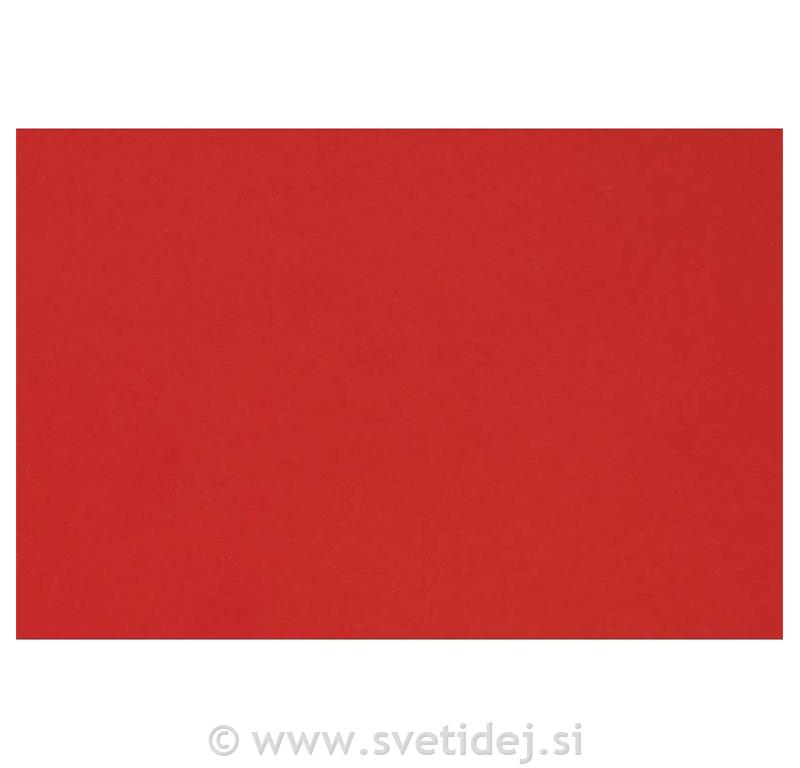 Barvni karton rdeč, A2, 180 g, 10 listov