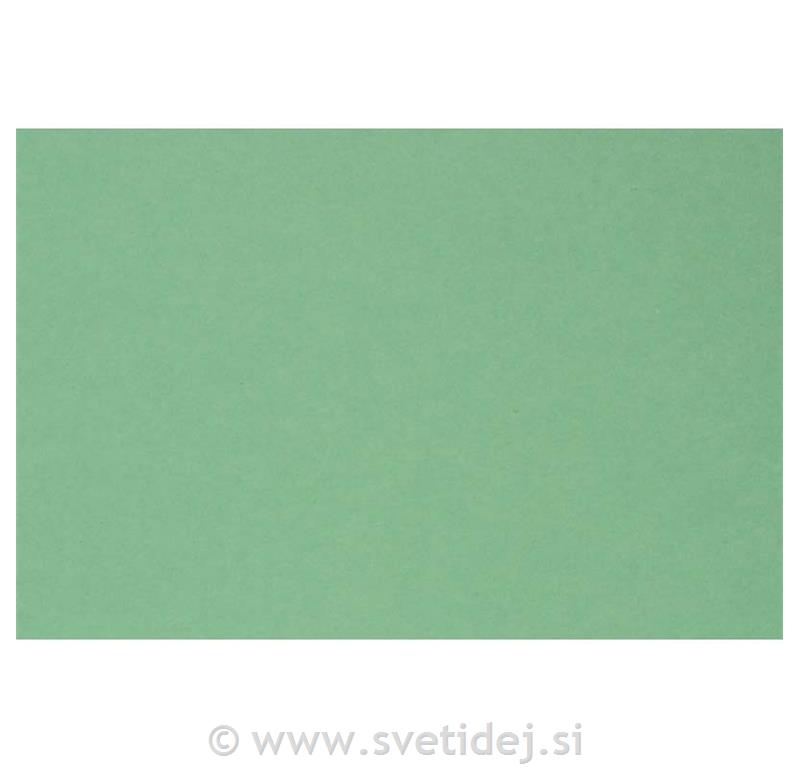 Barvni karton sv.zelen, A2, 180g, 10 pol