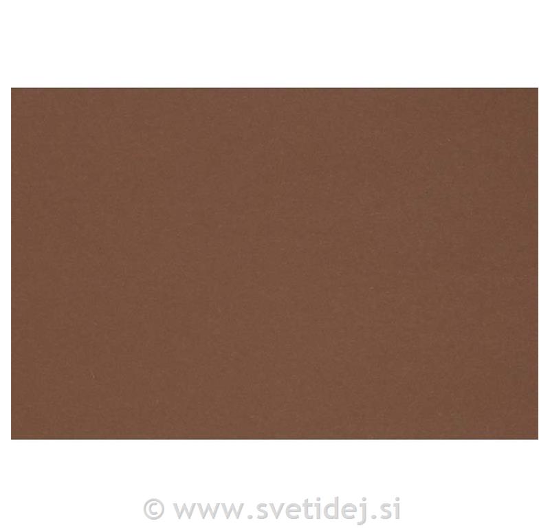 Barvni karton rjav, A2, 180 g, 10 pol