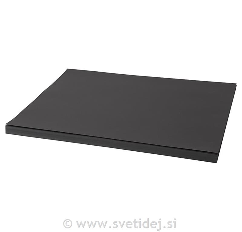 Karton črn, A2, 200 g, 100 listov