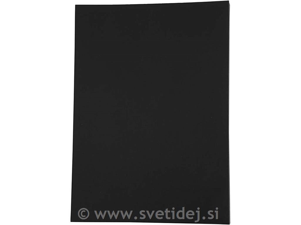 Karton črn 200 g, A4, na polo