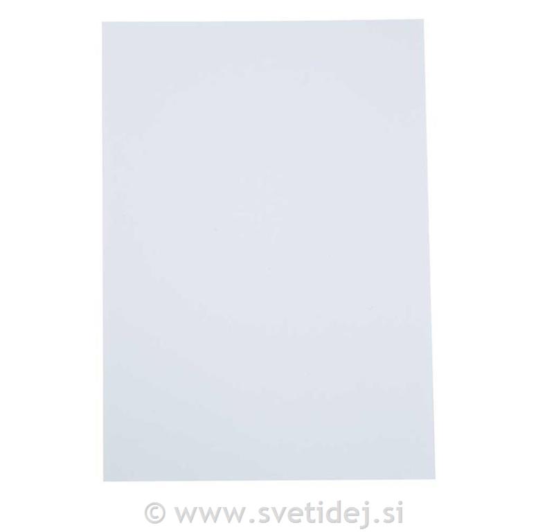 Karton 10,5x15 cm, bel, set 100