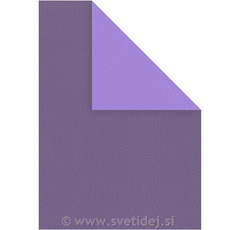 Karton vijoličen, 250 g, A4, 10 pol