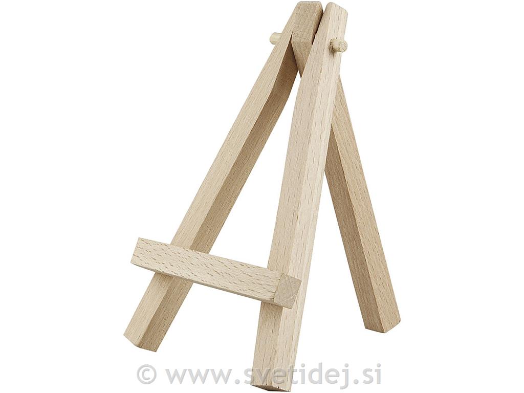 Leseno malo slikarsko stojalo 12 cm