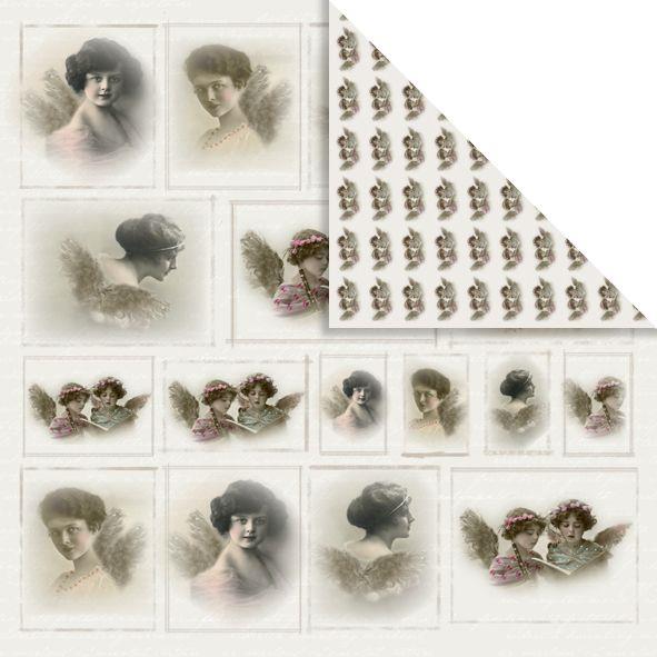 Design papir, 30.5x30,5 cm, 5 listov