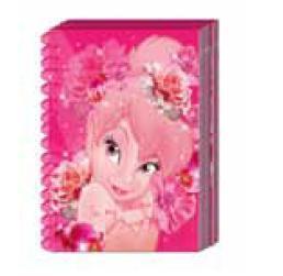 BELEŽKA ŠPIRALNA DISNEY FAIRES TINK PINK